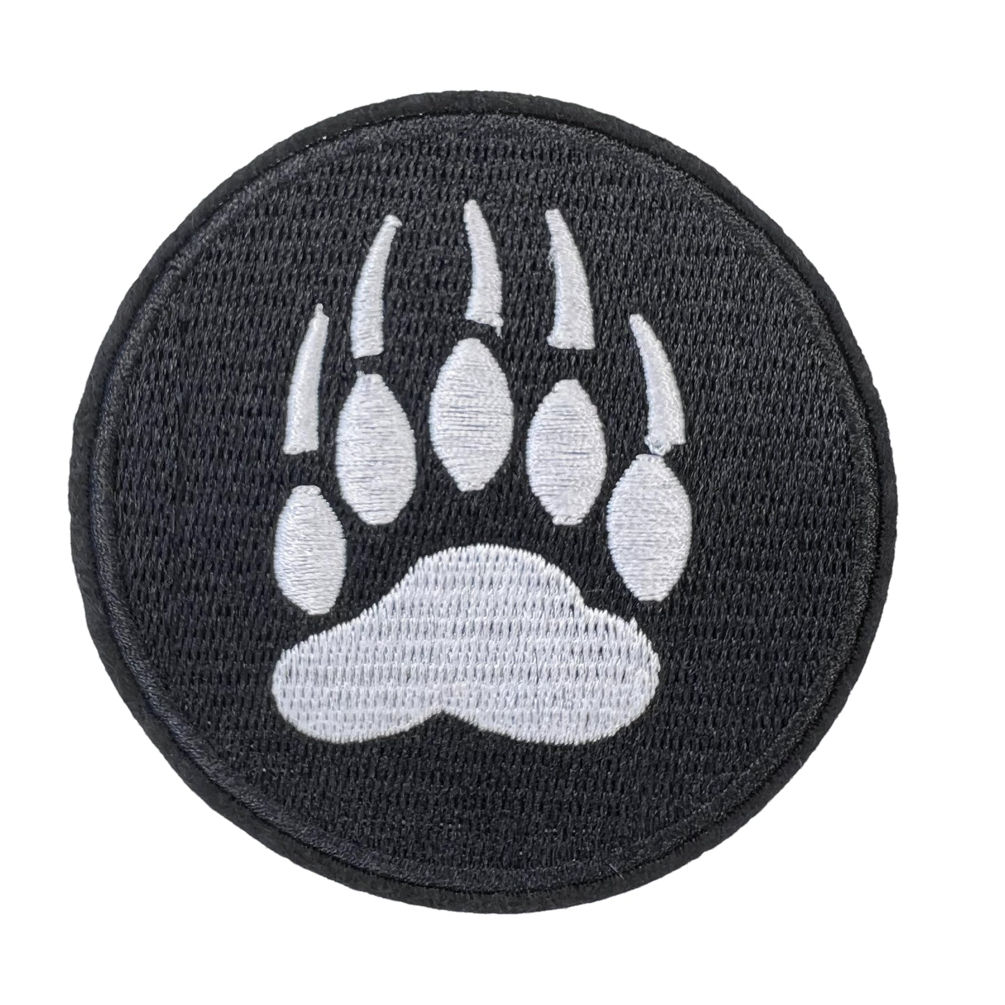 P0191-zwarte-achtergrond-met-witte-berenklauw-patch