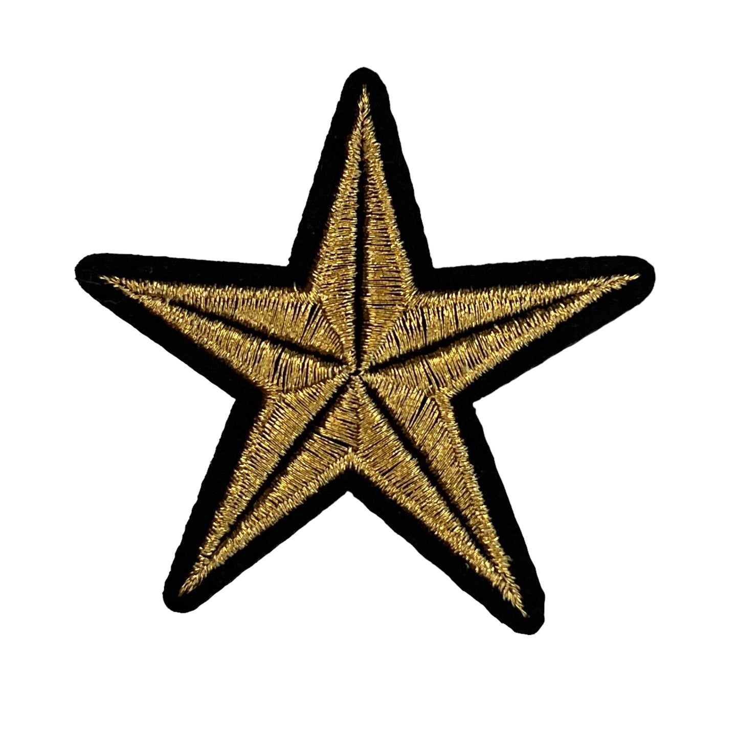 P0621-gouden-ster-met-zwarte-rand-patch