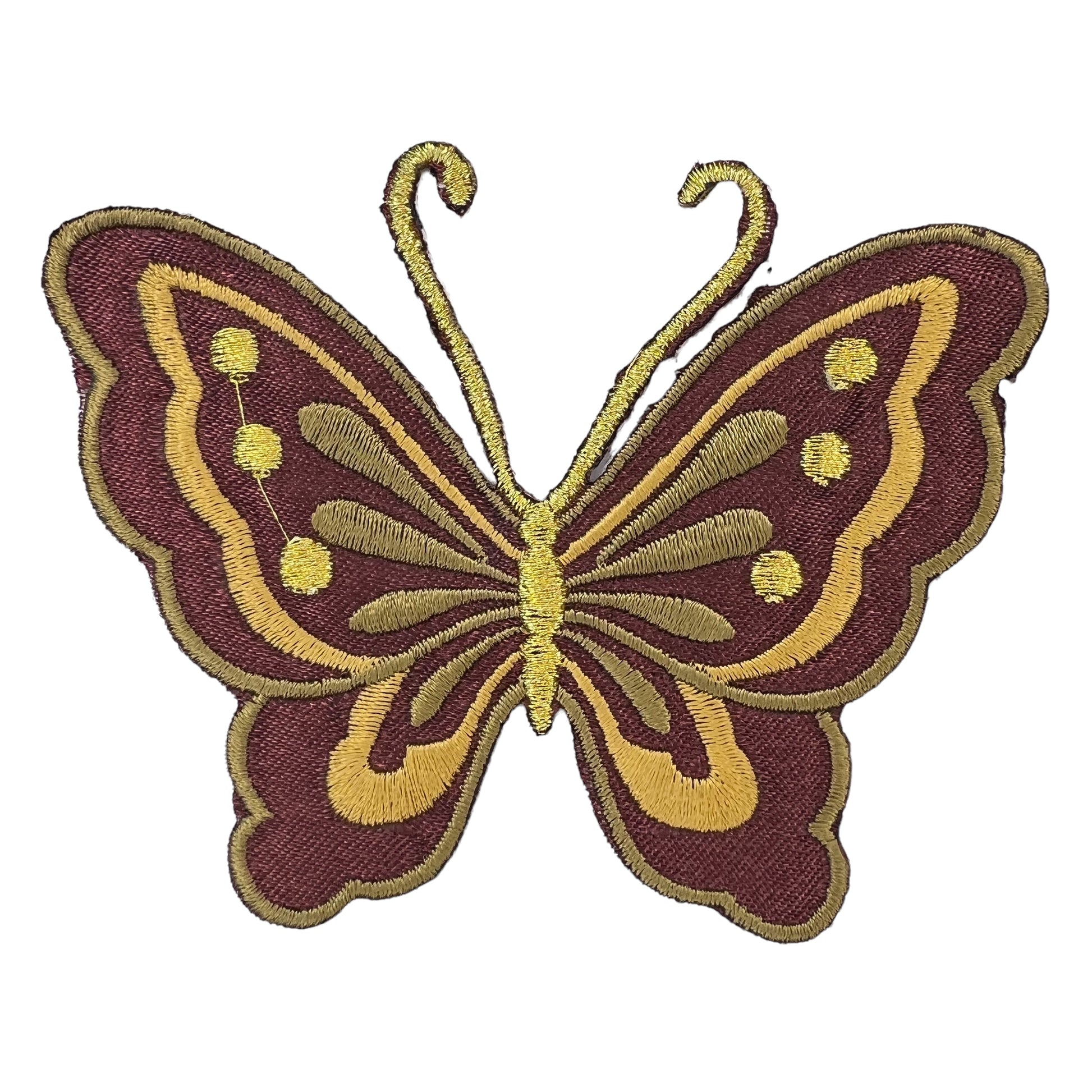 P0153-bruine-vlinder-met-gouden-accenten-patch
