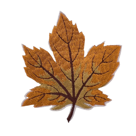 P0344-oranje-bruin-esdoorn-blad-patch
