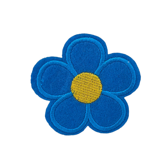 P0473-blauw-bloemetje-met-geel-hart-patch